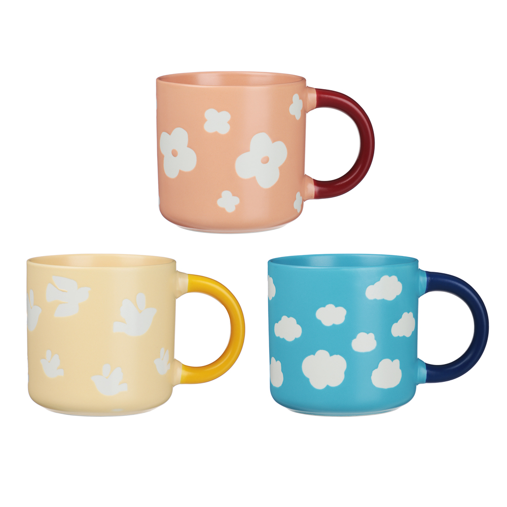 Кружка Софт тм MILLIMI, 440мл, 3 дизайна, фарфор - #1