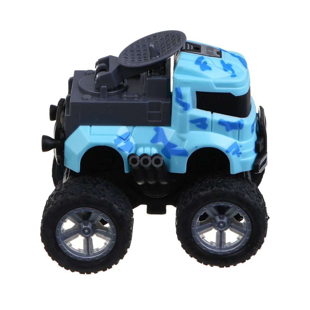 ИГРОЛЕНД Машинка военная "Внедорожник", милитари, инерция, резиновые колеса,PP, 8,5х9х6,5см, 4 диз - #6