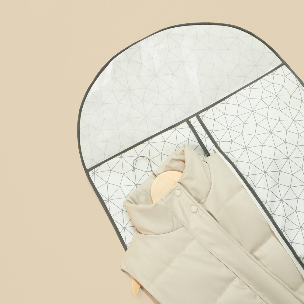 VETTA Чехол для одежды, с прозрачным окном, 60х130см, Валери, молния, полипропилен - #9