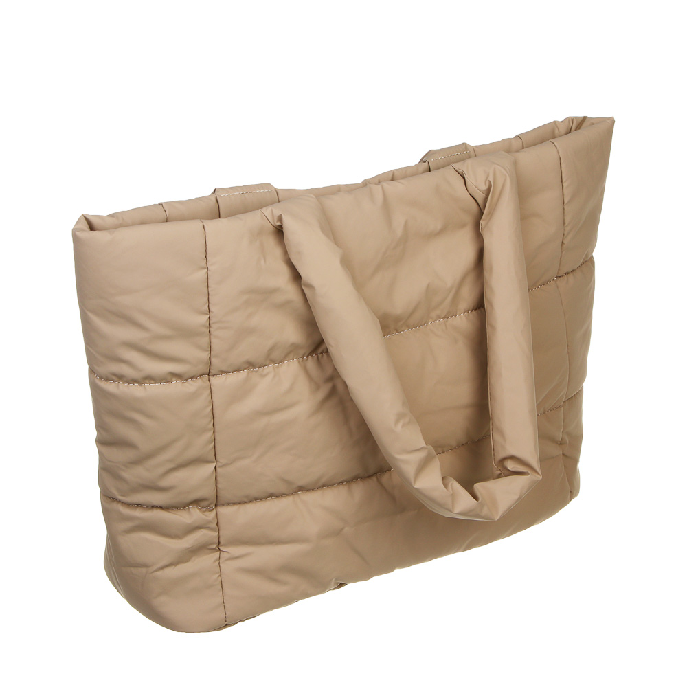 ЮL Пафф Сумка шоппер повседневная стеганая, 40x28x13 см, полиэстер, 2-3 цвета - #3