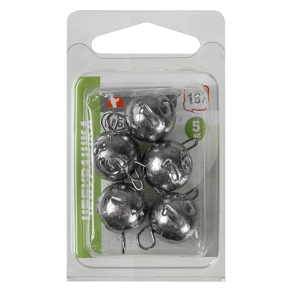 Набор чебурашек разборных тм AZOR FISHING,5шт,4г,6г,8г,10г,12г,14г,16г,18г,20,24г,10 видов - #16