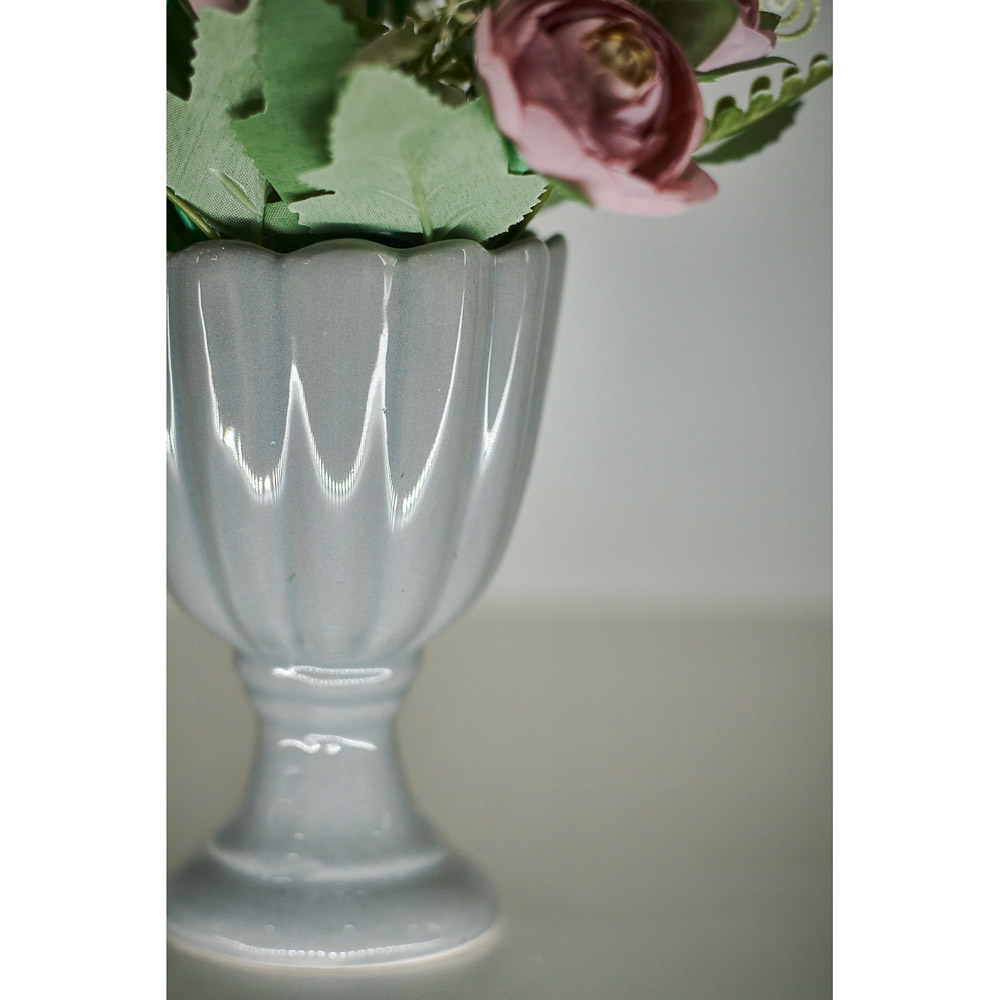 Цветочная композиция Ladecor в керамическом кашпо, ваза - #4