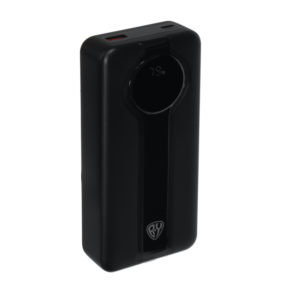 Аккумулятор мобильный BY Bolt20 20000мАч, встроен. кабели Type-C, iP, 20W, 3A, пластик, черный - #1