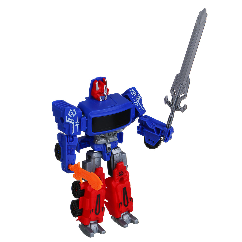 ИГРОЛЕНД Робот "Воин улиц", трансформация, ABS, 20,7х23х6,5 см, 3 дизайна - #9