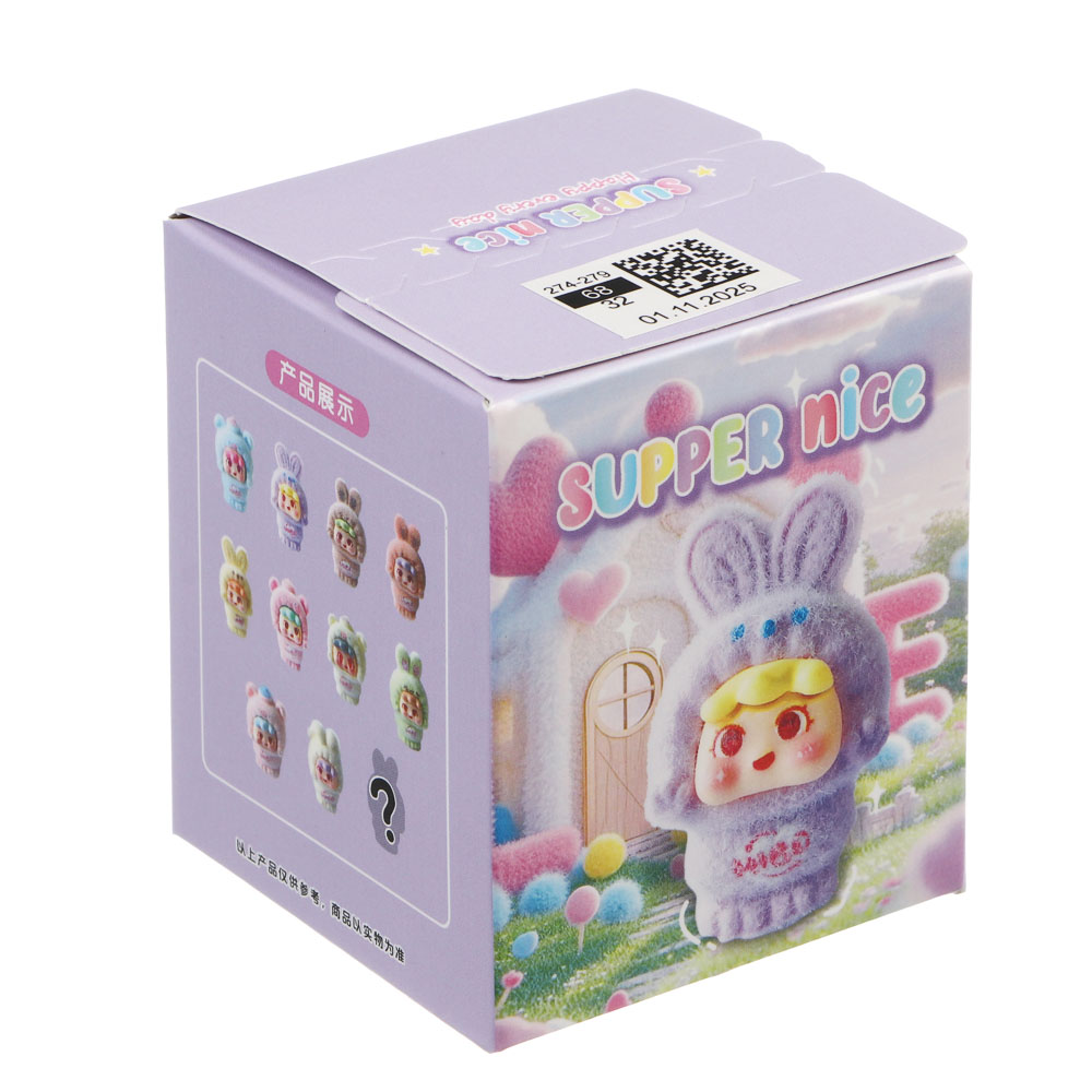 Игрушка сюрприз "Милахи", полистоун, флок, 5,8х5,8х7см, 12 дизайнов - #2