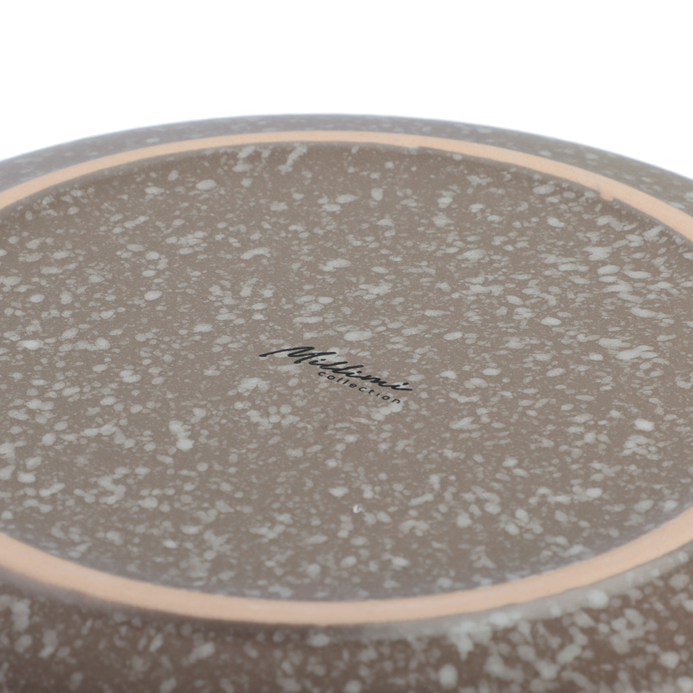 MILLIMI Тарелка десертная 20х2см, керамика, серый - #6