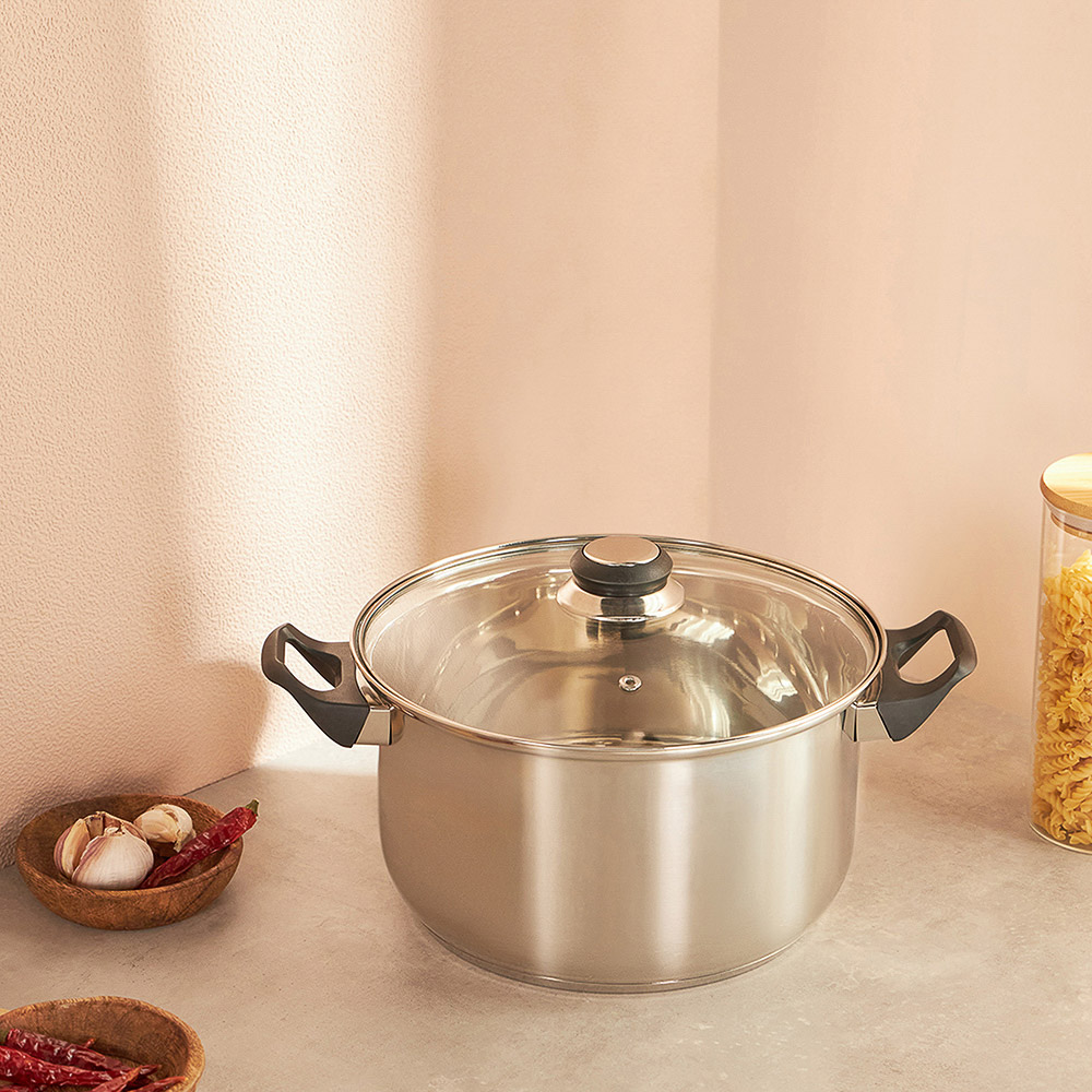 Стрейтон Кастрюля 18х10,5см, 2,1л, со стекл. крышкой - #6