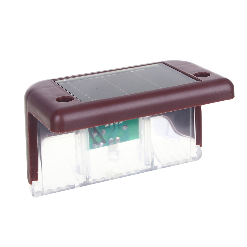 INBLOOM Фонарь садовый на солн. батарее, 7.5х4.5х4 см, 1LED, шампань, 1х1.2V 600mAh NI-MH, пластик - #4