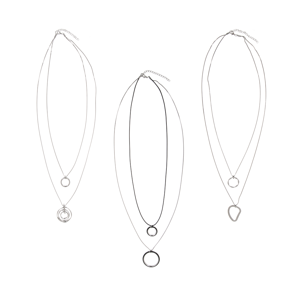 Цепочка на шею, 65 см, медь, железо, 3 дизайна, БЖ25-38 - #1