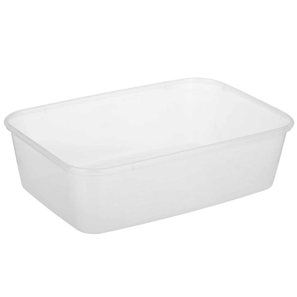 Набор прямоугольных контейнеров пищевых 3шт (1л; 1,7л; 2,7л), пластик - #8