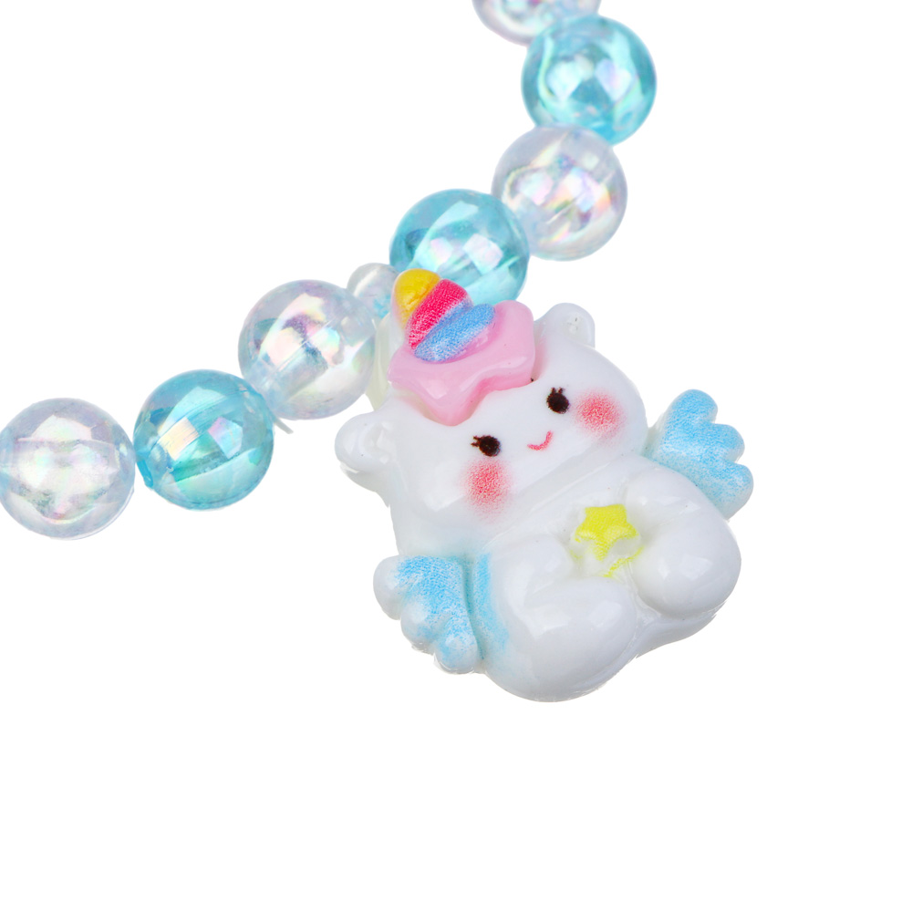 Набор детской бижутерии BY Русские супергерои: браслет, кольцо, резинки 2шт, заколка, 3 дизайна - #4