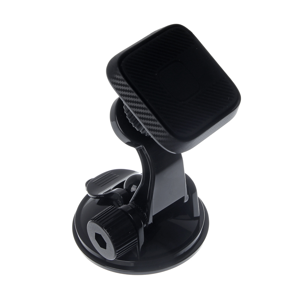 ЕРМАК Держатель телефона магнитный, на присоске, регулируемый угол, черный - #1