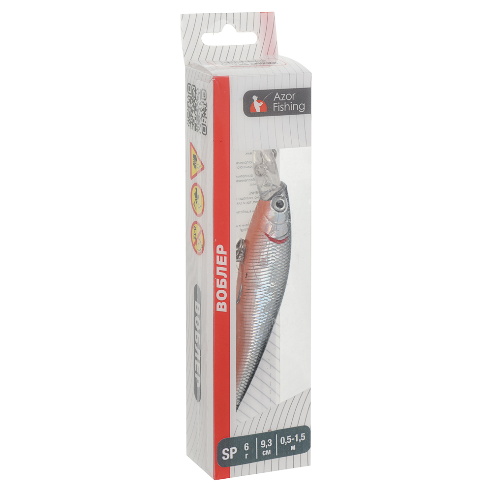 Воблер "Хамп Дип Шэд" тм AZOR FISHING, SP, 6,0гр, 93мм, 0,5-1,5м, 5 цветов - #5