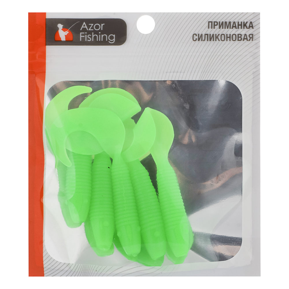 Приманка мягкая "Shad" тм AZOR FISHING, силикон, 7см, 5шт. в уп, 5 цветов - #17