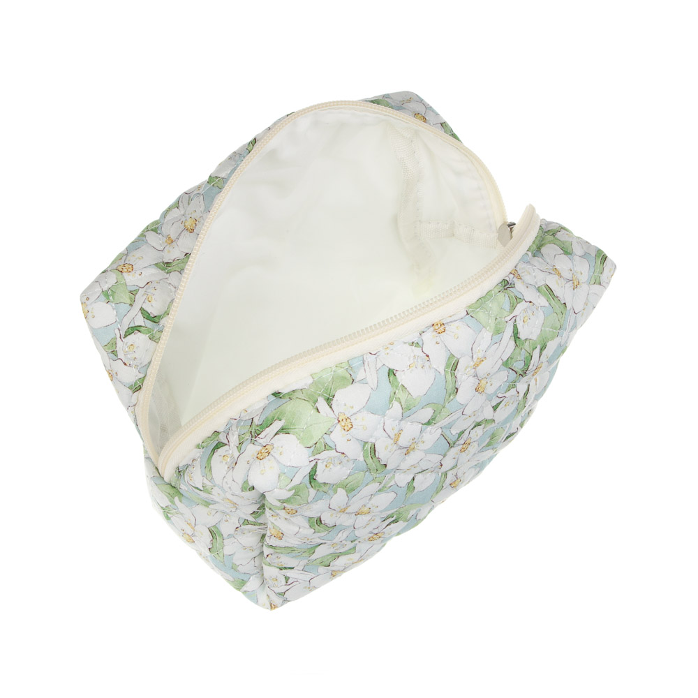 Косметичка "Цветочки" тм ЮL, 17х11х10 см, полиэстер, 3 дизайна - #4