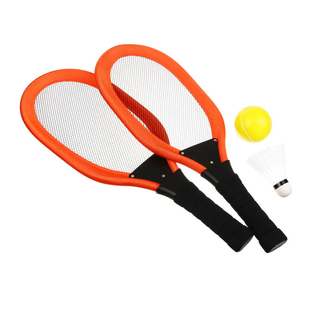 Набор для бадминтона, тм BY SPORT, 2 ракетки 45.5х16см, 1 мяч, 1 волан, пластик - #2