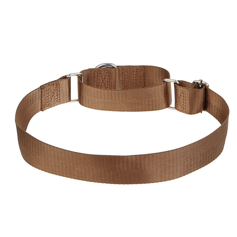 Ошейник для животных тм VETTA, нейлон, хаки/беж, обхват шеи 45-60см - #6