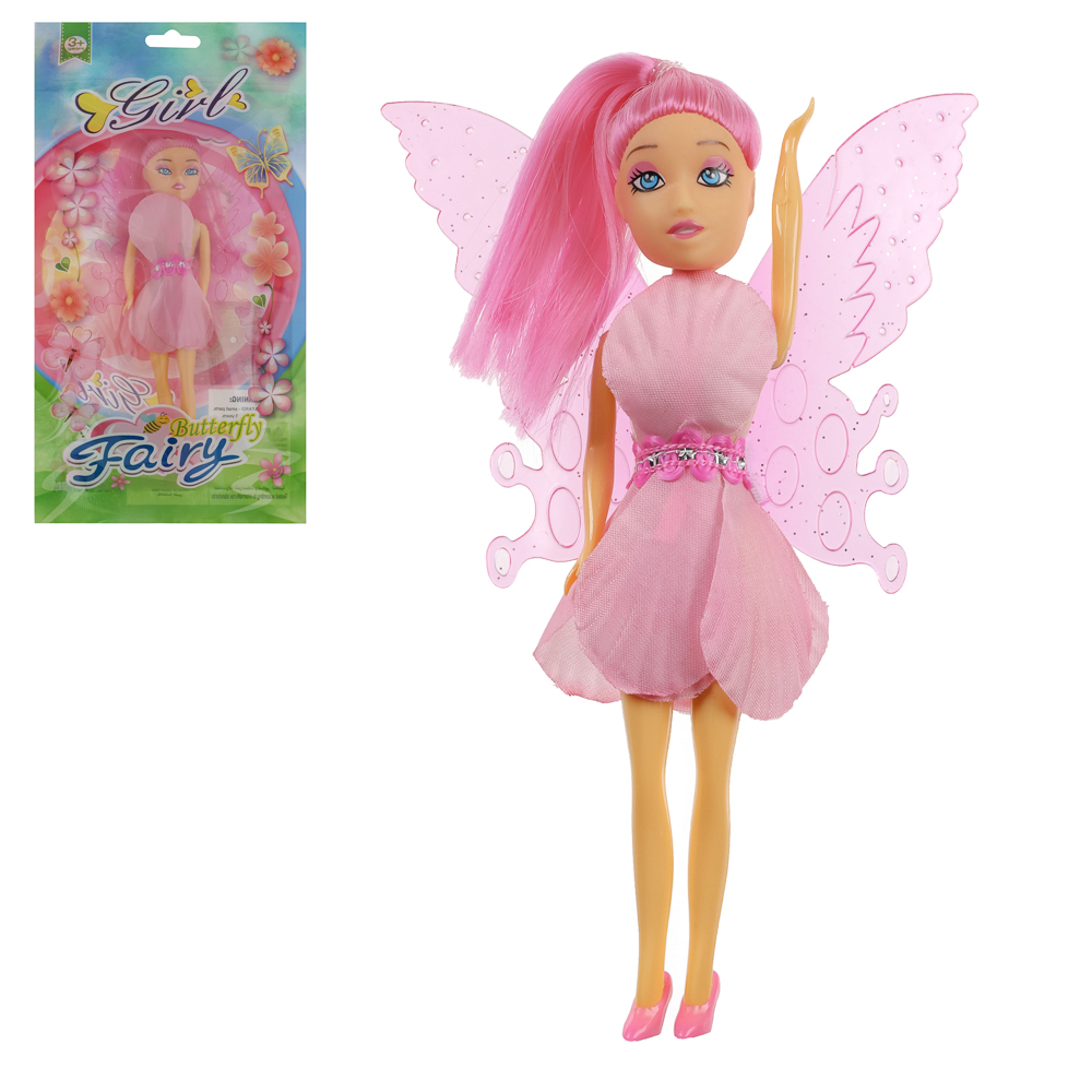 ИГРОЛЕНД Кукла в виде цветочной феи, 15,5 см, в пакете, 13х2,5х24 см, ABS, PP, PVC, 4 дизайна - #15