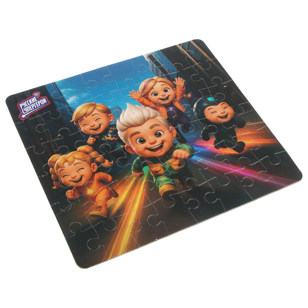 BY Русские Супергерои Пазл, 48 элементов, 14x19 см, картон, 4 дизайна - #6