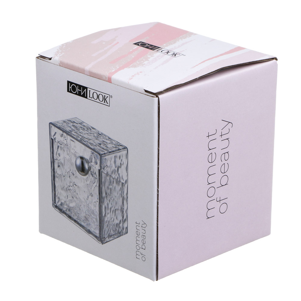 ЮНИLOOK Полка косметическая настенная, 9х8,5х6,5см, PS, прозрачный, ВЗ24-39 - #5