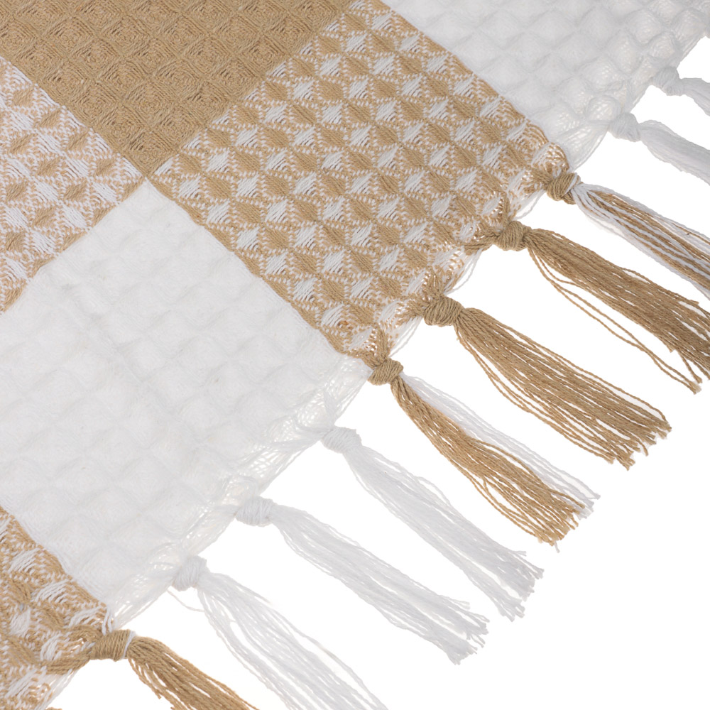 PROVANCE Special Плед хлопок, 180х200см, клетка, бежевый - #5