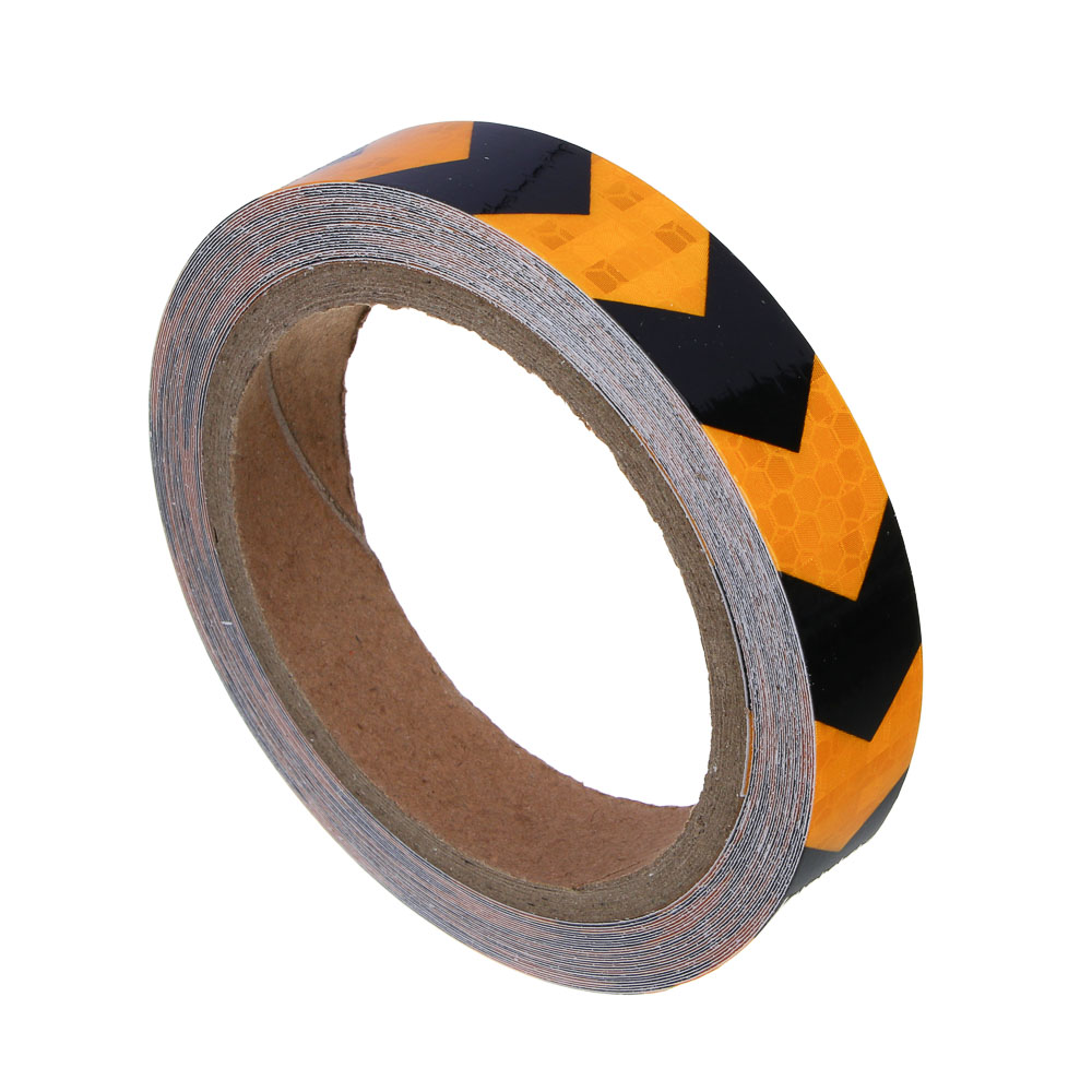 РОКОТ Лента светоотражающая 2см x 8м, черно-желтая - #2