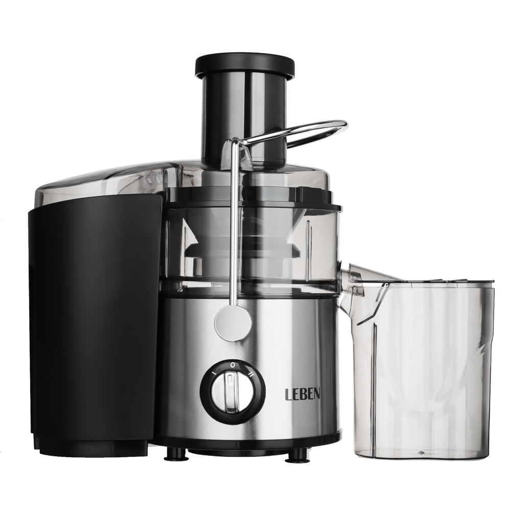 LEBEN Соковыжималка центробежная 2 скорости, корпус нерж. сталь 1000Вт - #2