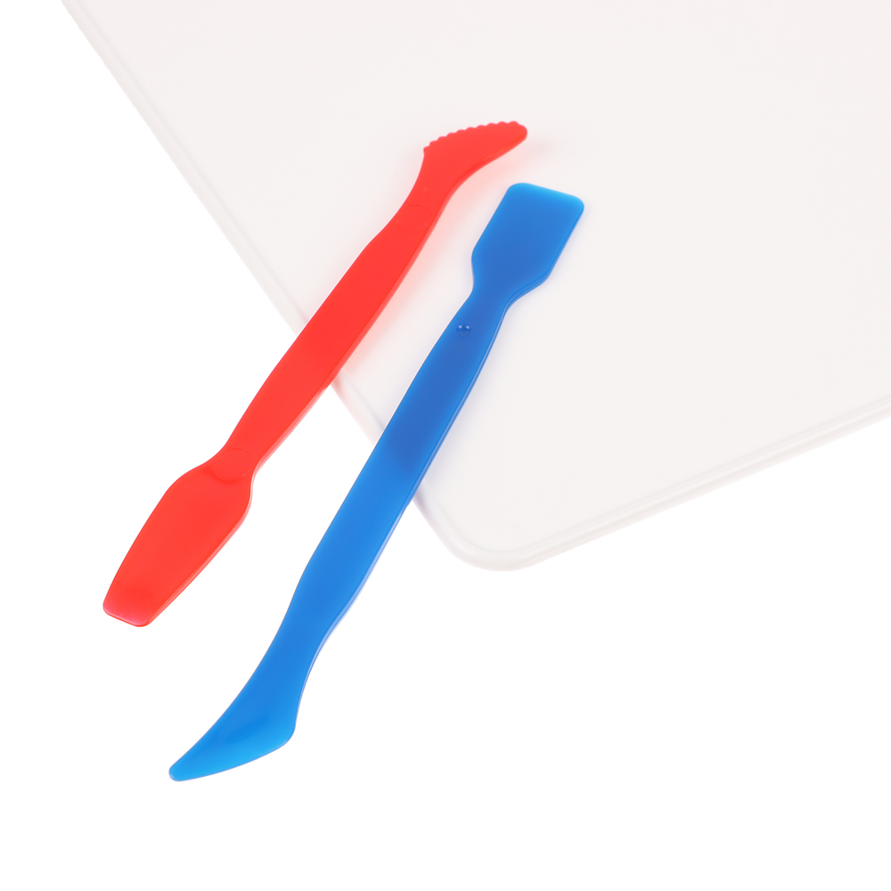 Набор для лепки, 3 предмета: доска А4 белая с бортиком, 2 стека, в пакете - #3