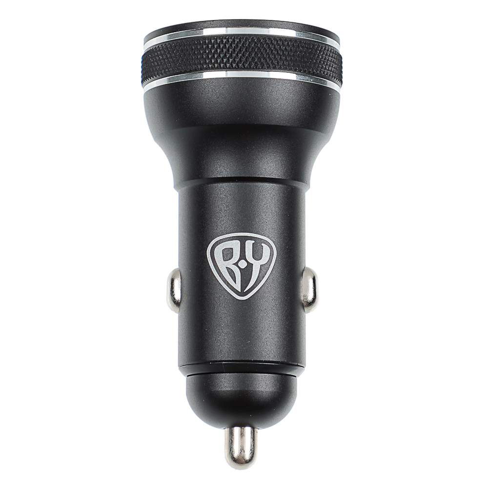 BY Зарядное устройство с дисплеем и подсветкой 12/24 В, 48 Вт QC, PD, PPS, Type-c/USB-A, алюминий - #1