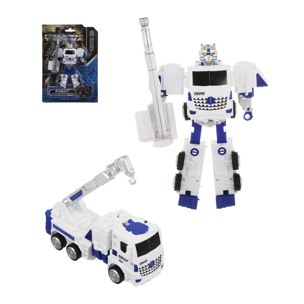 ИГРОЛЕНД Робот трансформирующийся "Городская техника", ABS, 15 дизайнов, 17,7х7х25 см - #1