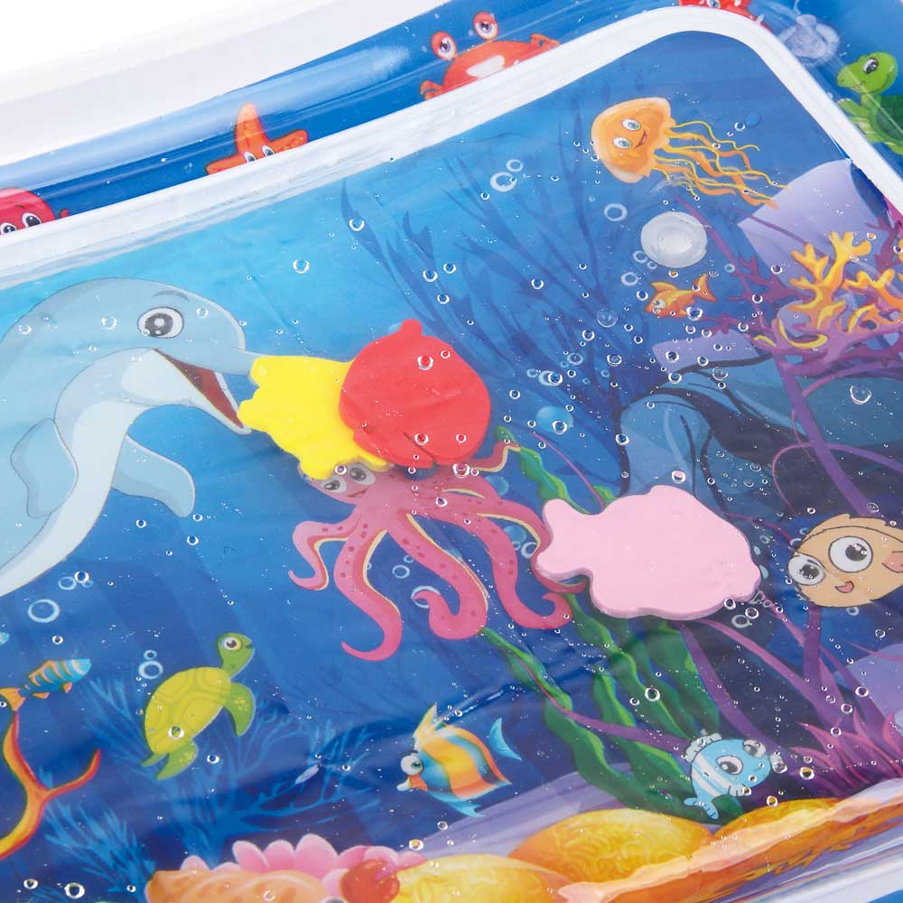 Игрушка развивающая водный коврик ИГРОЛЕНД "Морской мир", PVC, 50х69х8см - #4