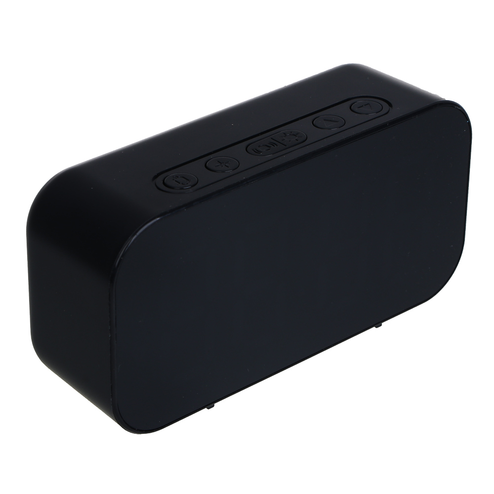 LADECOR CHRONO Будильник электронный, 12x4x6 см,3xAAA, пластик, цвет корпуса черный - #2