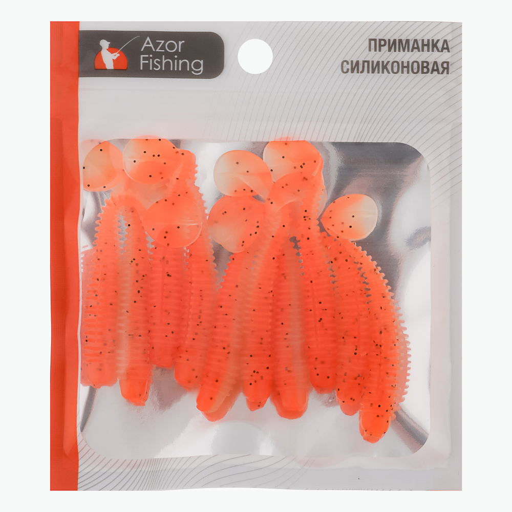 Приманка силиконовая тм AZOR FISHING, 65мм, 10шт - #7