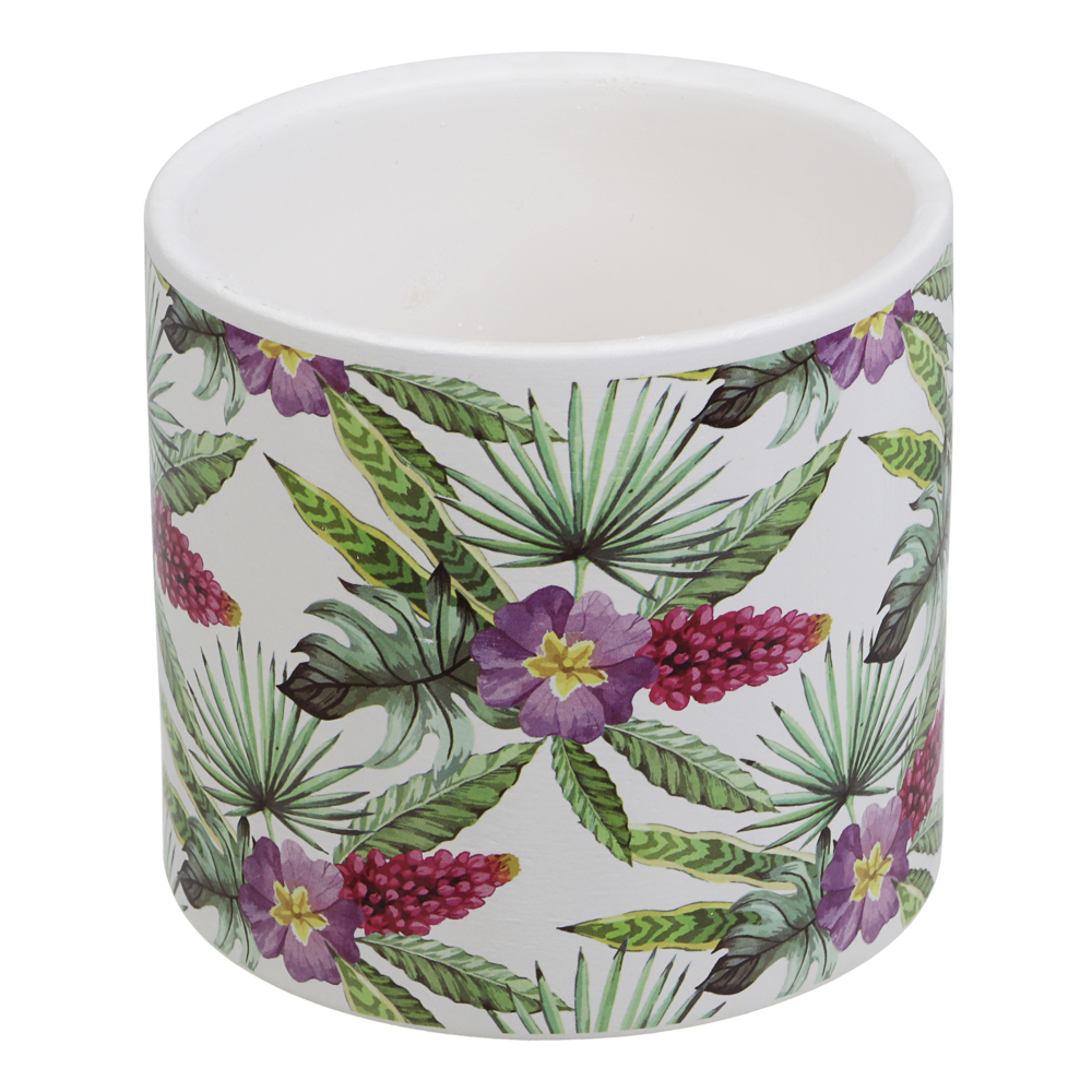 Кашпо тм INBLOOM, 10х9см, керамика, диз.1 - #1