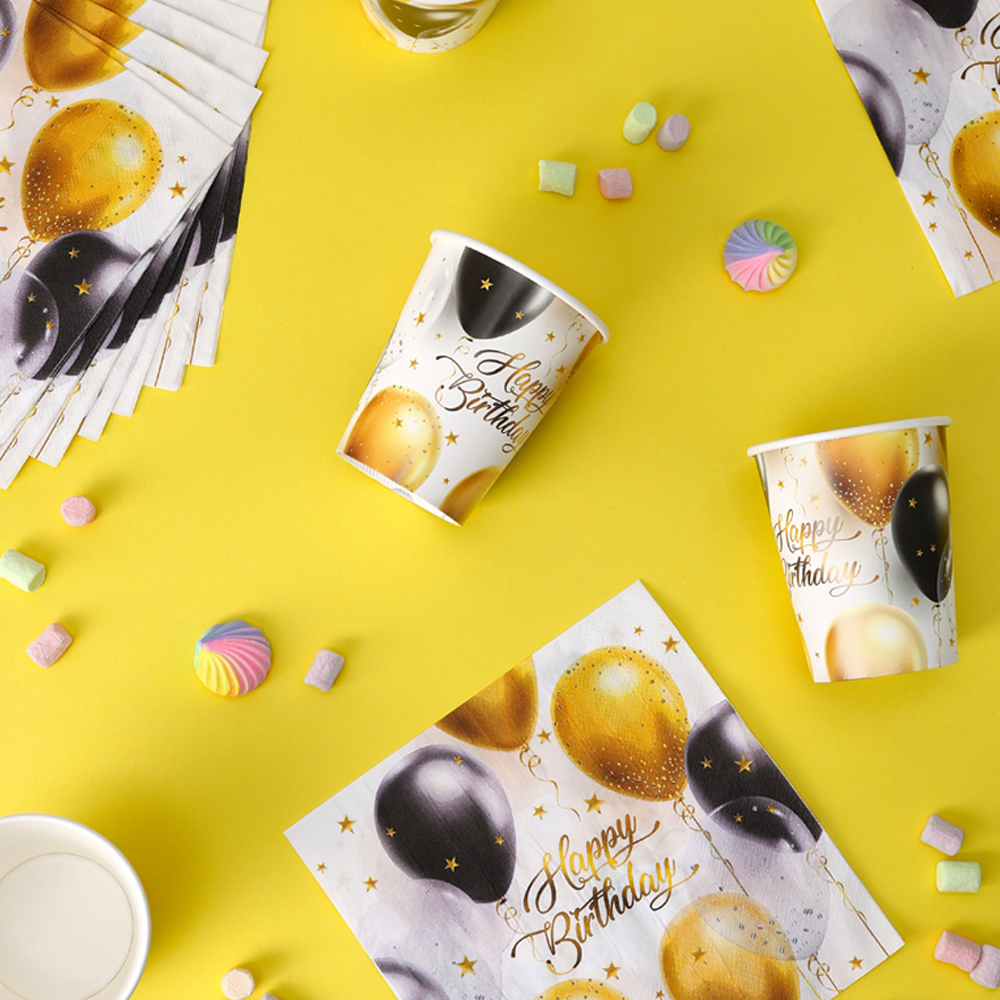 Набор салфеток бумажных тм Fntastic, 12 шт Happy birthday! 33x33 см - #6