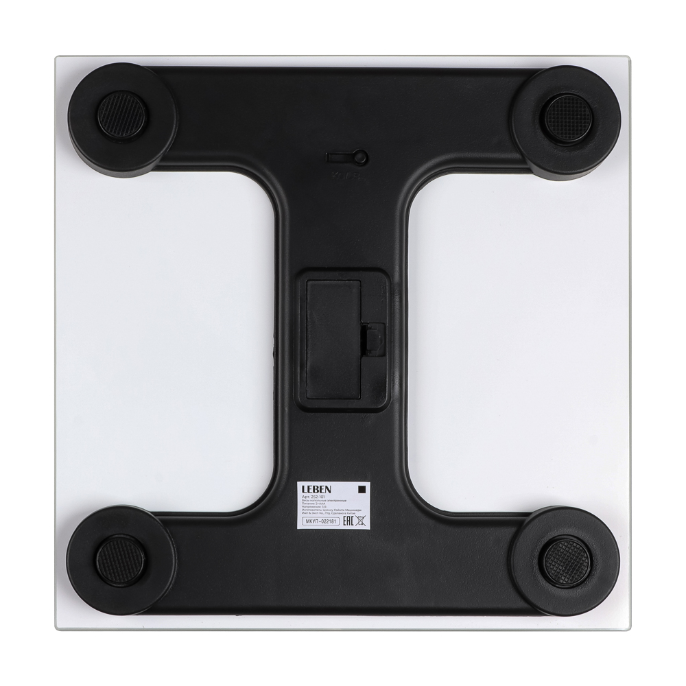 LEBEN Весы напольные электронные "Grey", ЖК-дисплей, макс. нагр.до 180кг - #4