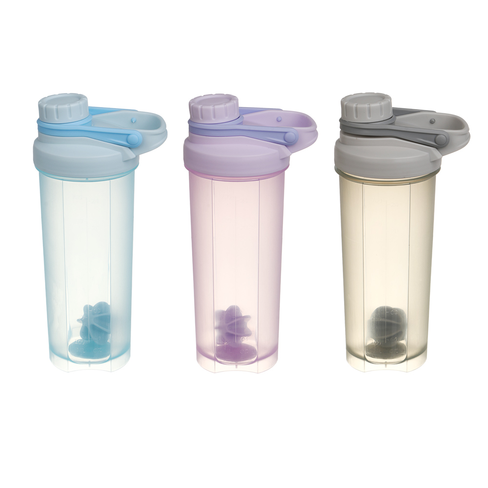 Шейкер спортивный тм BY SPORT, 700мл, 24х11см, пластик PP, 3 цвета - #1