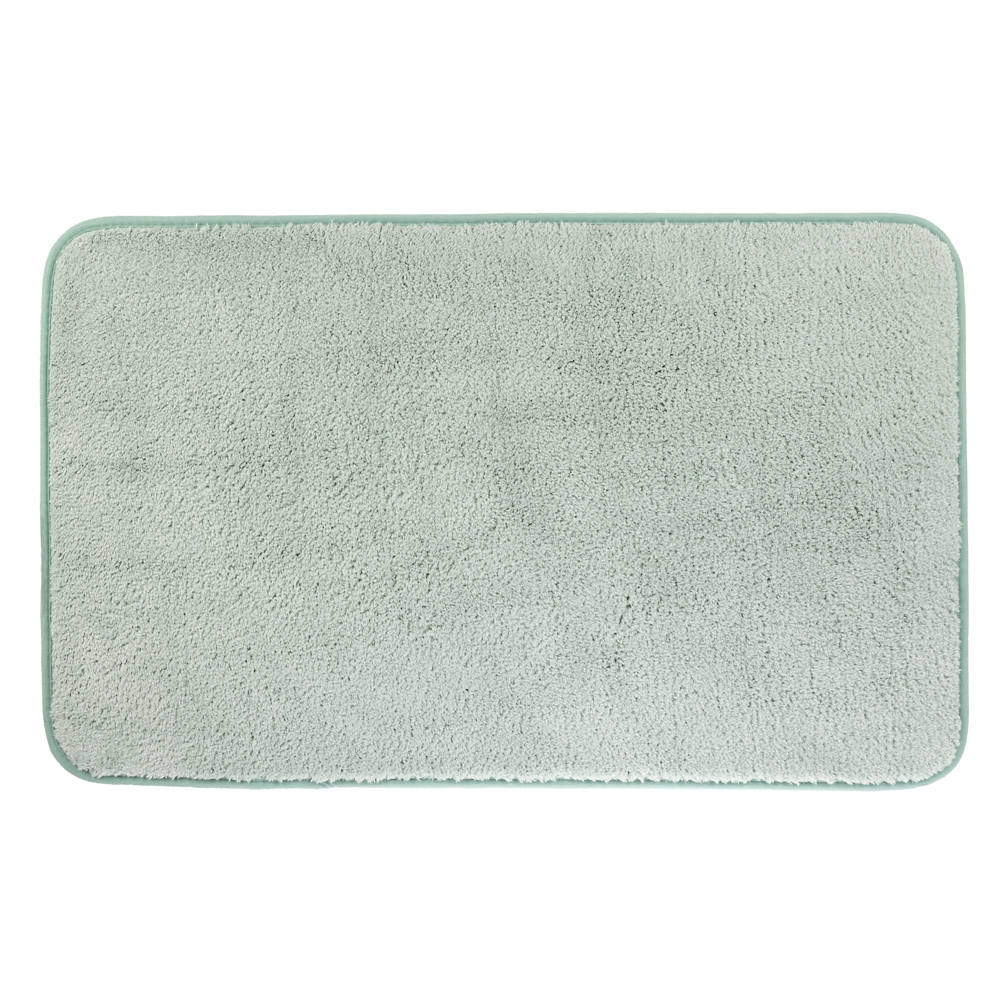 Коврик для ванной 50х80см PING, CACTUS6, мятный, полиэстер, SWM-4014-MNT-B - #1