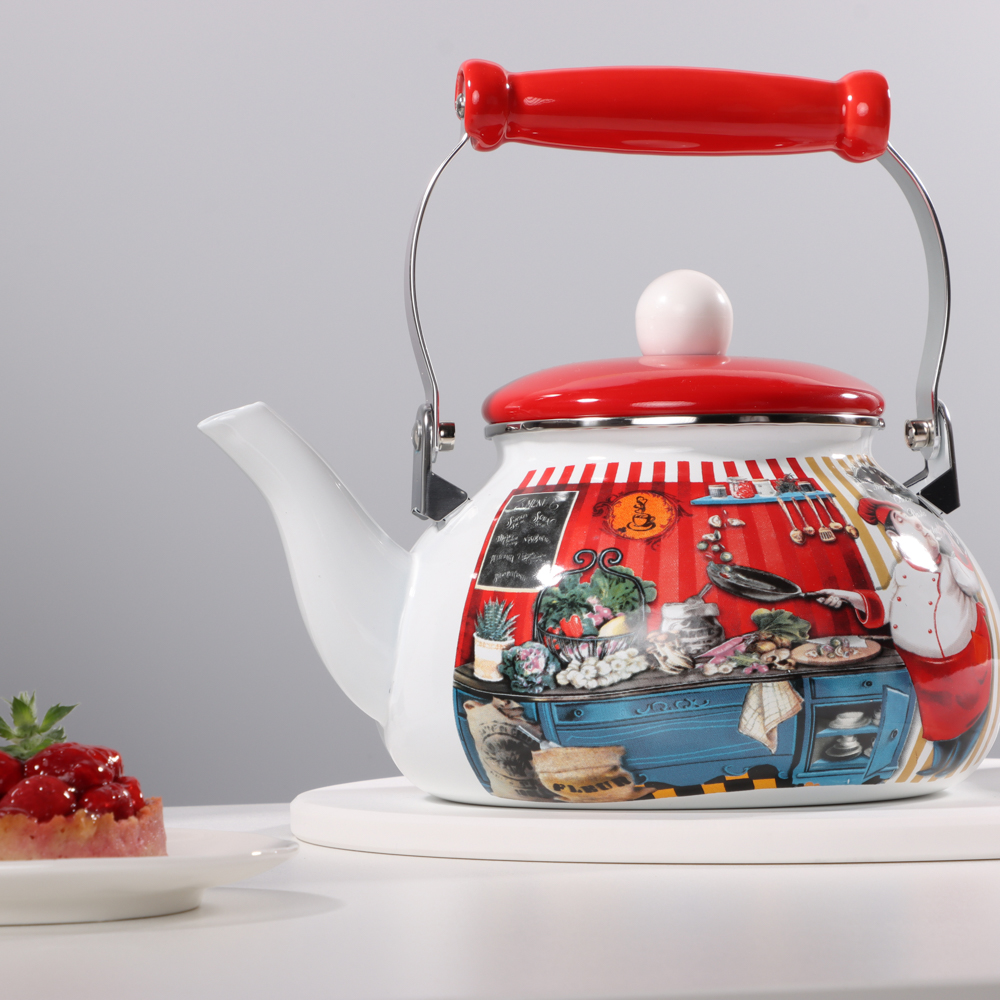 VETTA Повар Чайник эмалированный 2,5л, индукция - #9