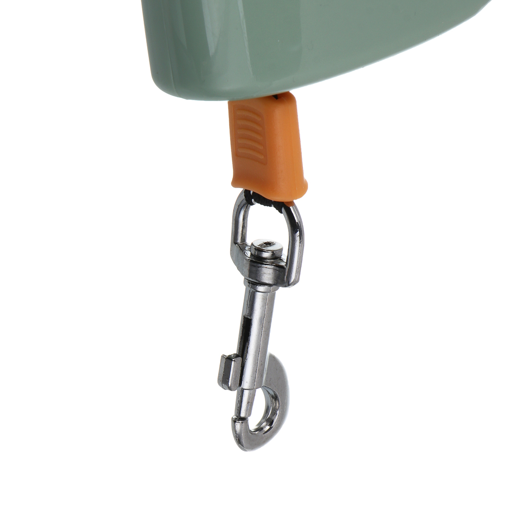 Рулетка для животных тм VETTA, пластик, нейлон, хаки, 3м - #3