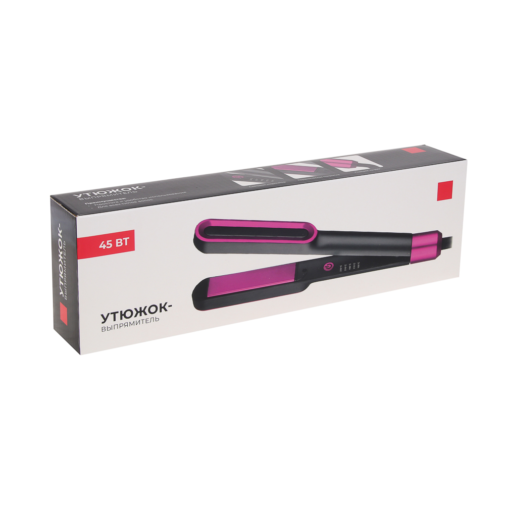 LEBEN Утюжок-выпрямитель, 45Вт, 5 режимов, керамическое покрытие пластин, 220в - #8