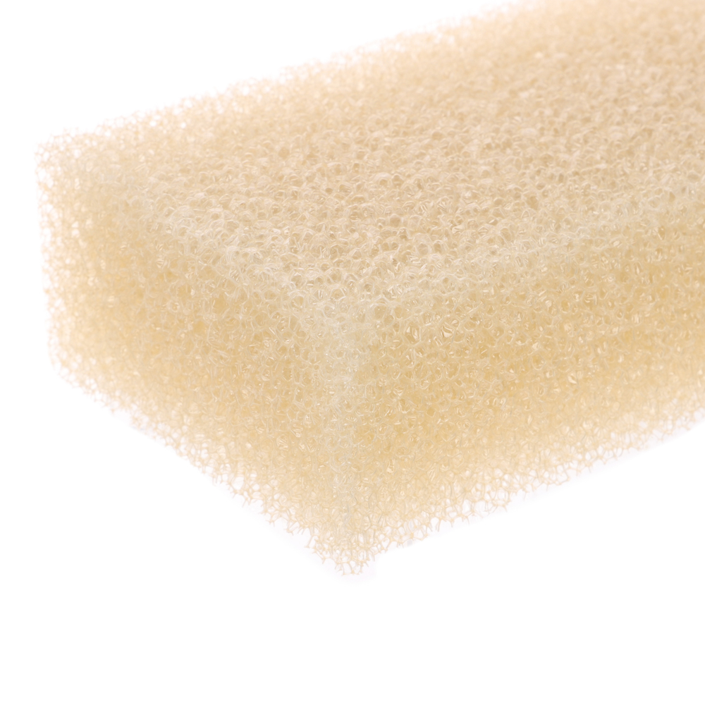 Губка для тела массажная, 16x10x5см, поролон крупнопористый (массажный), цвет бежевый - #2