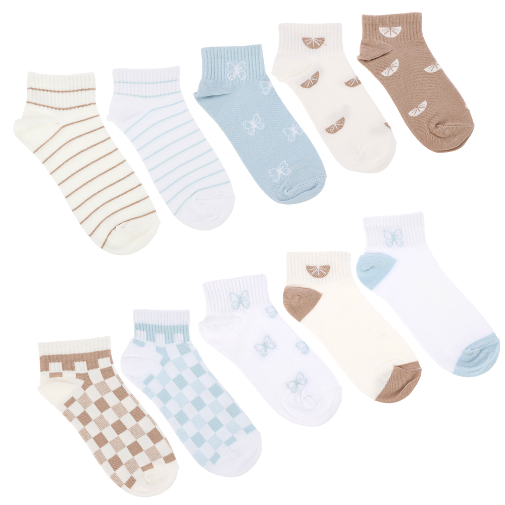 RS Носки женские, р. 36-39, 78% хлопок, 20% спандекс, 2% латекс, R146, разноцветные - #4