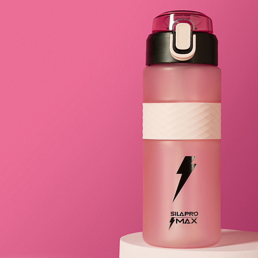 SILAPRO MAX Бутылка спортивная с замком, LOTUS, 700мл, PC - #9
