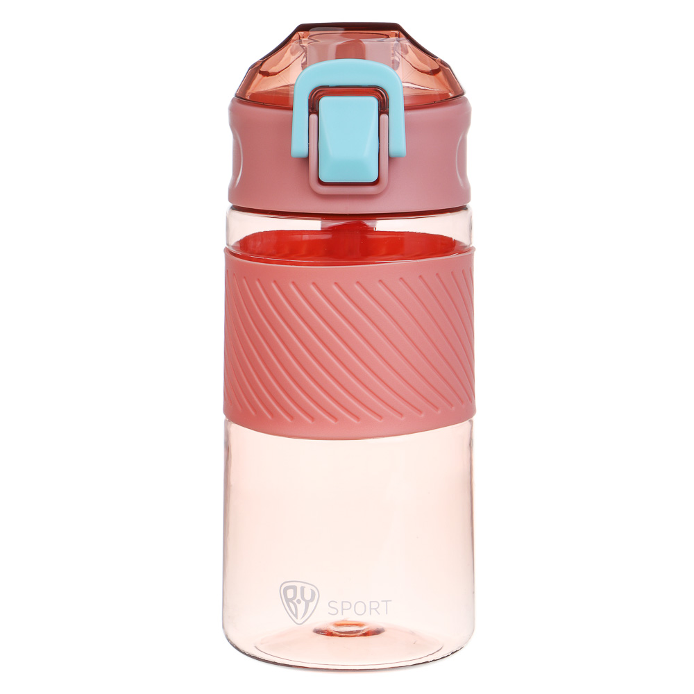 Бутылка спортивная для воды с силиконовым поильником тм BY SPORT, 500мл, 18,5x8,5см, 500мл, PC, 2 цв - #2