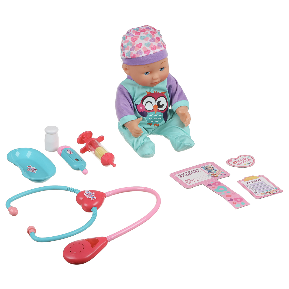 ИГРОЛЕНД Пупс 30 см с акс., PVC, PP, ABS, полиэстер, 30х10,5х32 см - #2