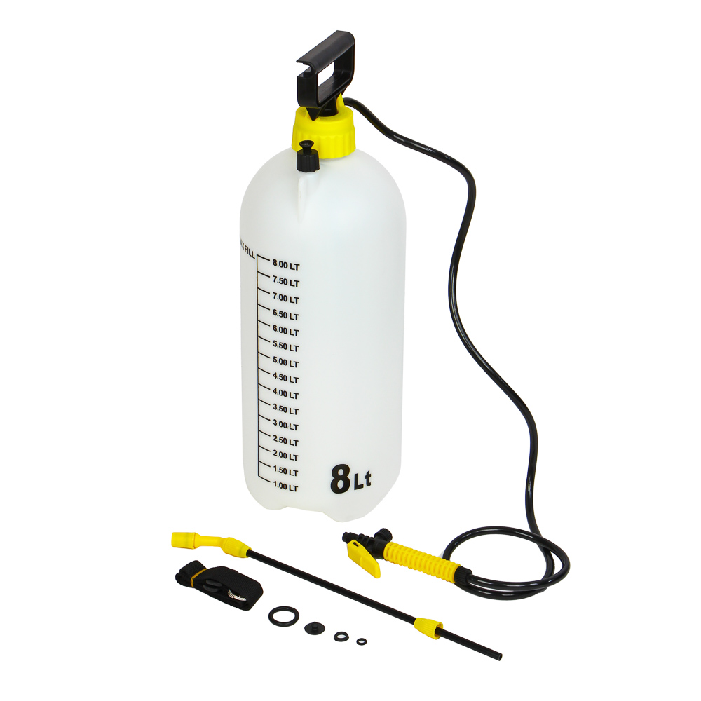 ЕРМАК Опрыскиватель помповый 8л, шланг 1,2м, вес 0,92 кг, расх 0,9л/мин, распыл 7,5 м, раб.2-4Бар. - #3