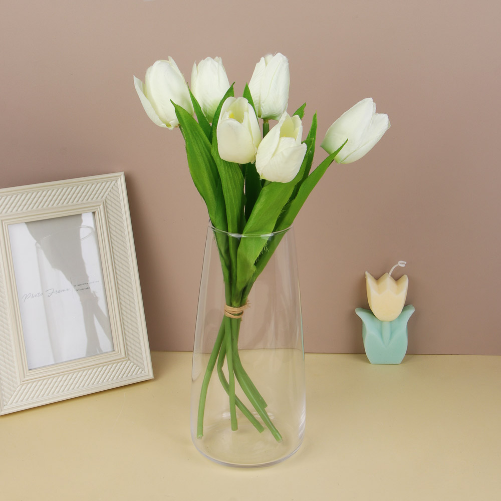 Ваза, 10x22см, стекло - #3