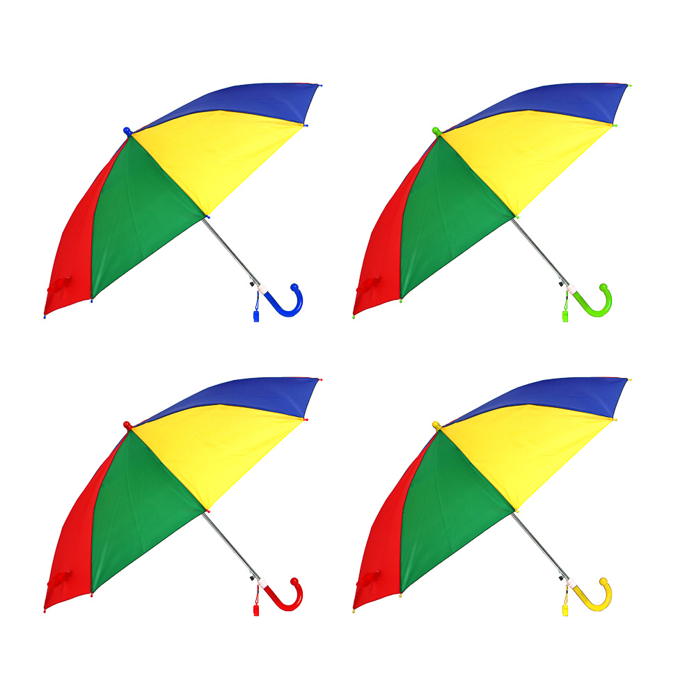 Зонт-трость, детский, полиэстер, пластик, сплав, 43см, 8 спиц, 4 цвета - #1