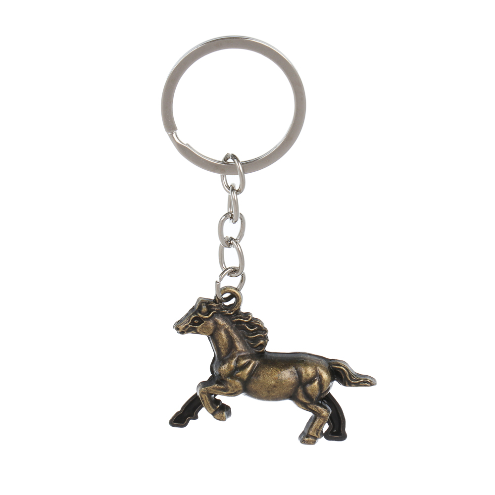 Брелок "Лошадка" тм СНОУ БУМ, 4,5x3см, металл, 3 цвета - #2